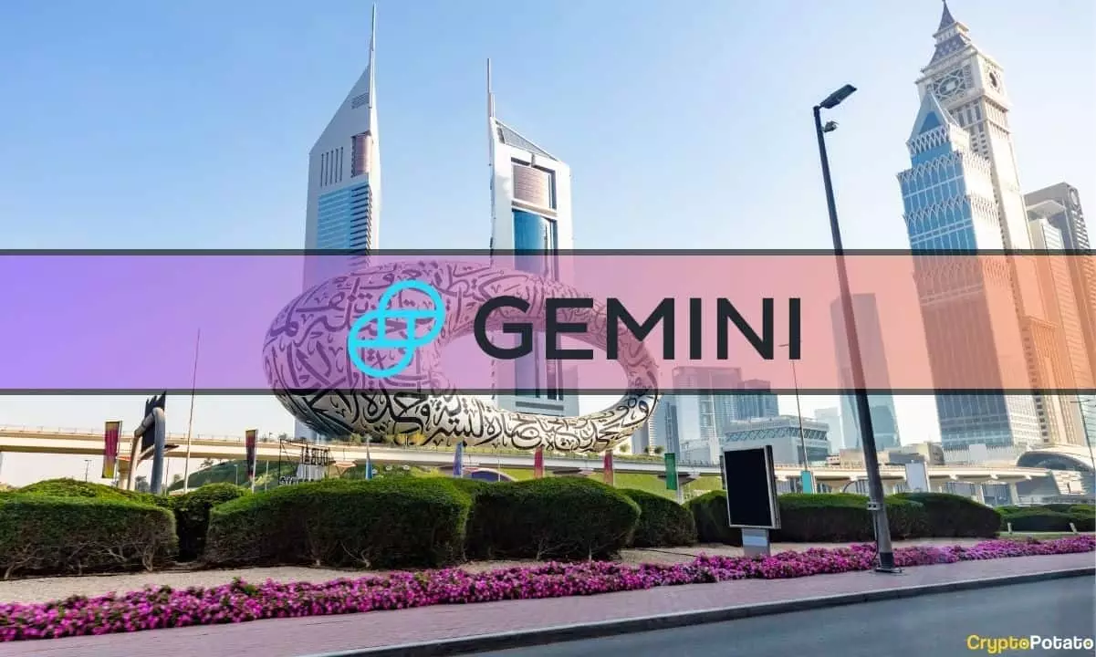 Gemini Begins Process of Acquiring Crypto License in UAE