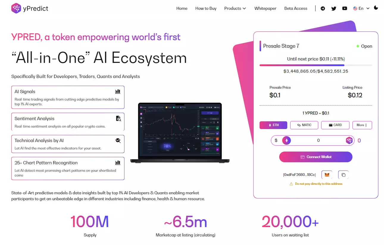 The Rise of yPredict: A Game-Changer in AI-Powered Crypto Analytics