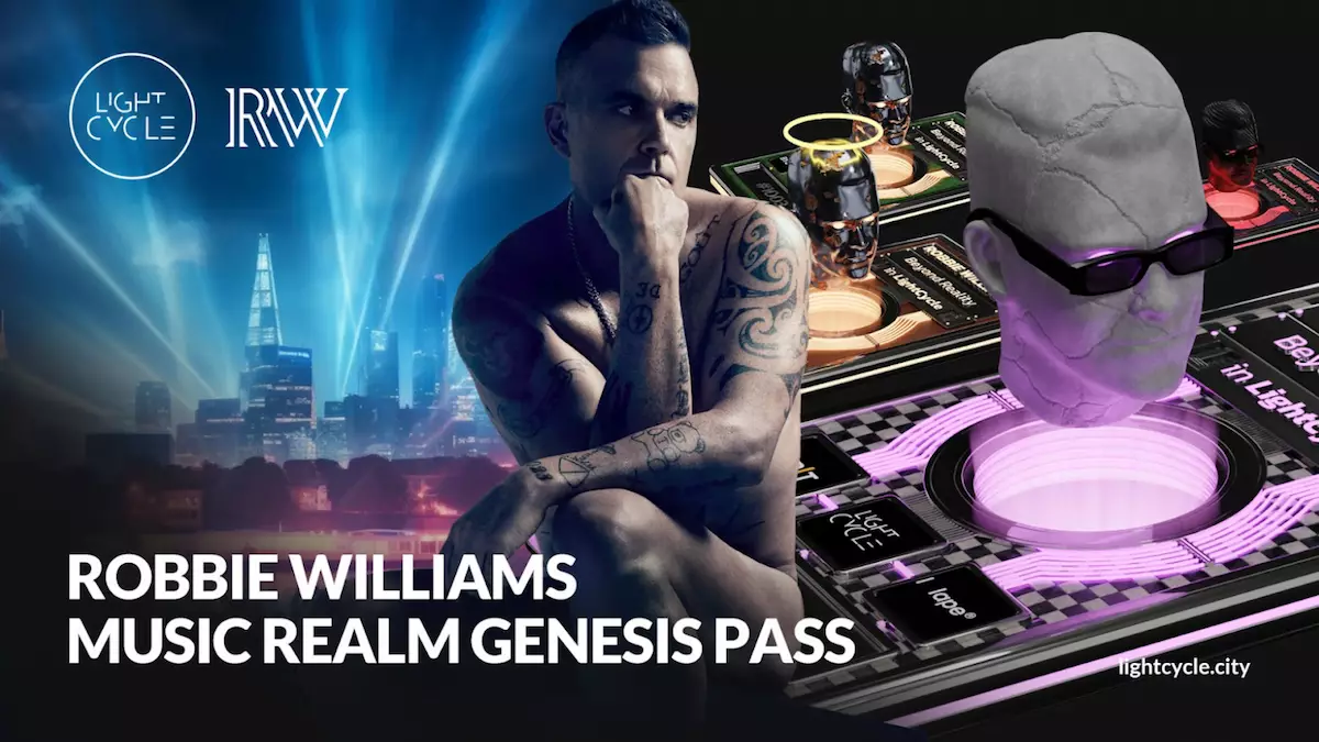 LightCycle Partners with Robbie Williams for a Revolutionary Metaverse Concert